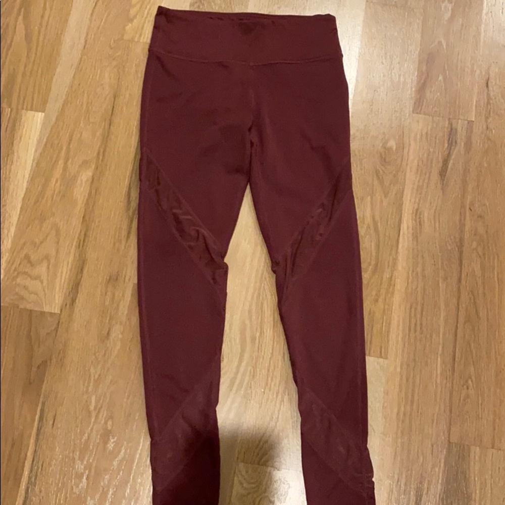 Mono B maroon leggings